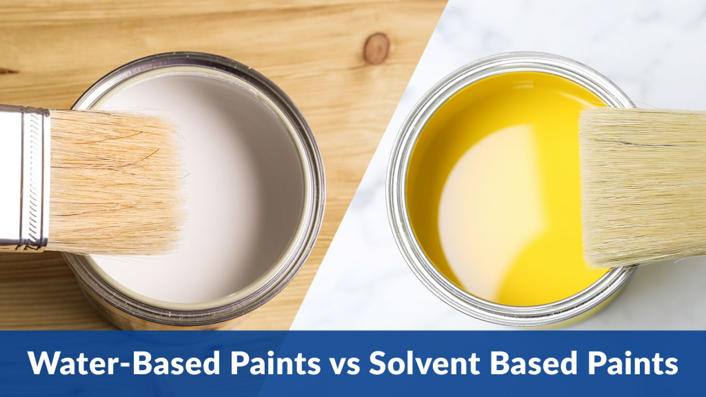 Water-based paints v solvent based paints